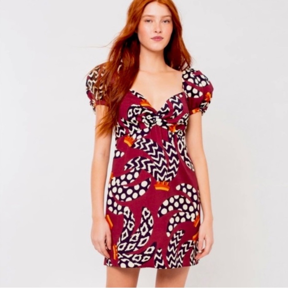 Farm Rio Banana Print Dress